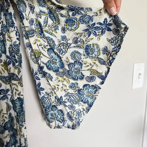 Angie Womens Tunic Top Small Bell Sleeve Cottagecore Fairy Flowy Floral Boho - Picture 4 of 6